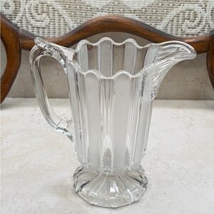Antique Bakewell Pears And Co Pitcher EAPG Manganese Glass 1870's